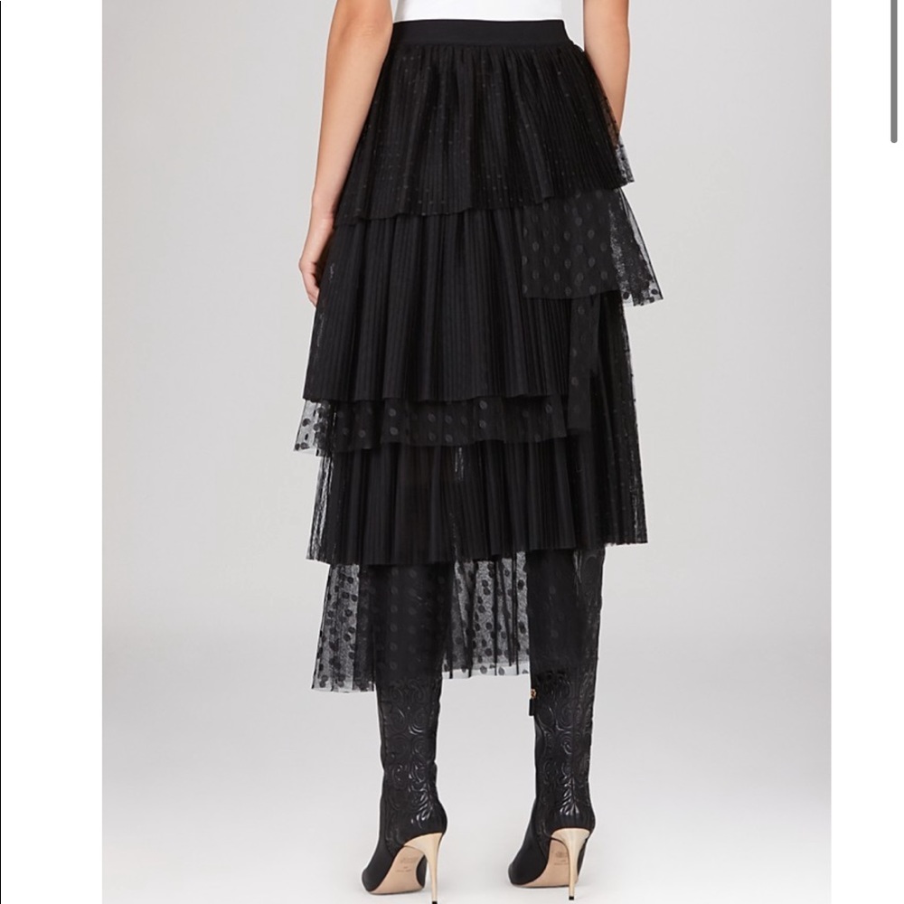 BCBGMAXAZRIA
Suzete Asymmetric Tiered Tulle Skirt